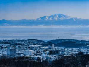網走市の冬