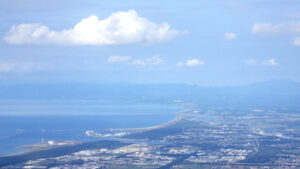 石狩湾の風景