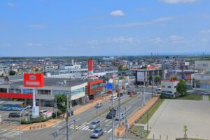 北広島市の街並み