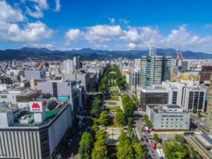 札幌市の街並み
