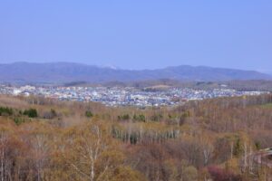 士別市の街並み